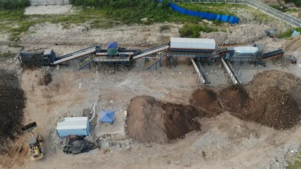 Landfill Stale Waste Sorting Plant