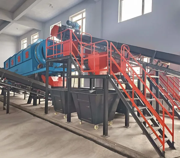 Two 100t/d Automated Sorting Lines for MSW Recycling