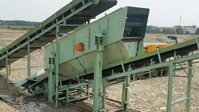 Bulky Waste Pre-Screening System (Grizzly Screen)