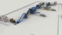 Municipal Solid Waste Sorting Line