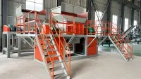 Dual Shaft Bag Breaker, Waste Bag Opener